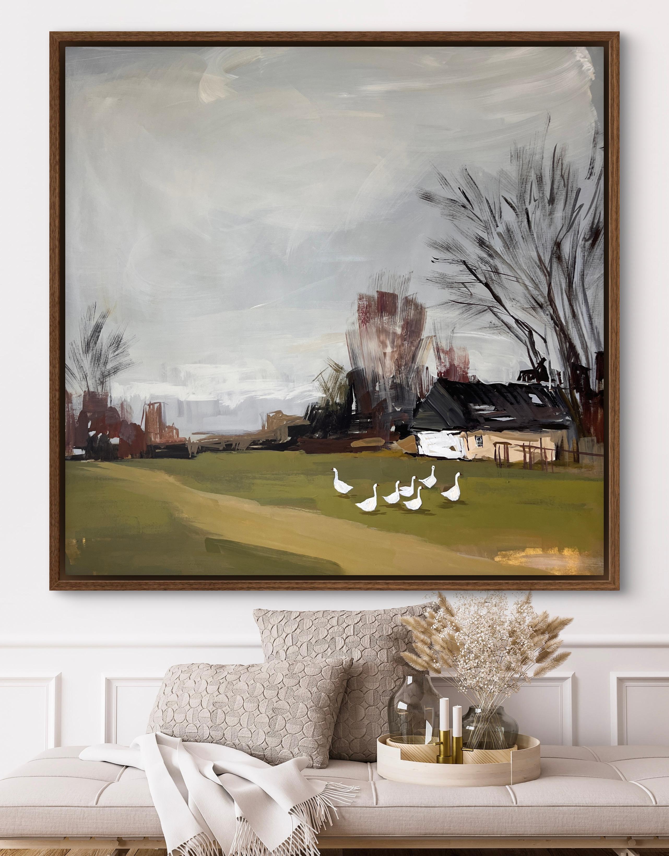 Spring Day - Abstract Painting by Jacob Burda 