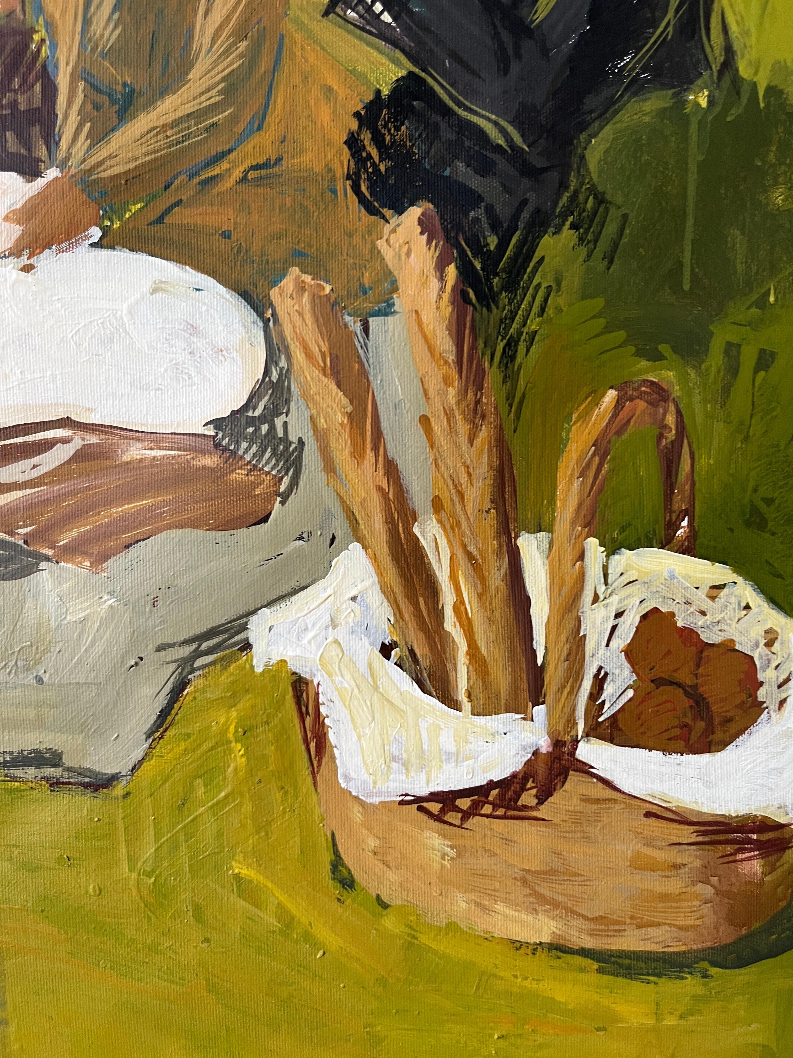 Stories of a Summer Day - Contemporary Painting by Jacob Burda 