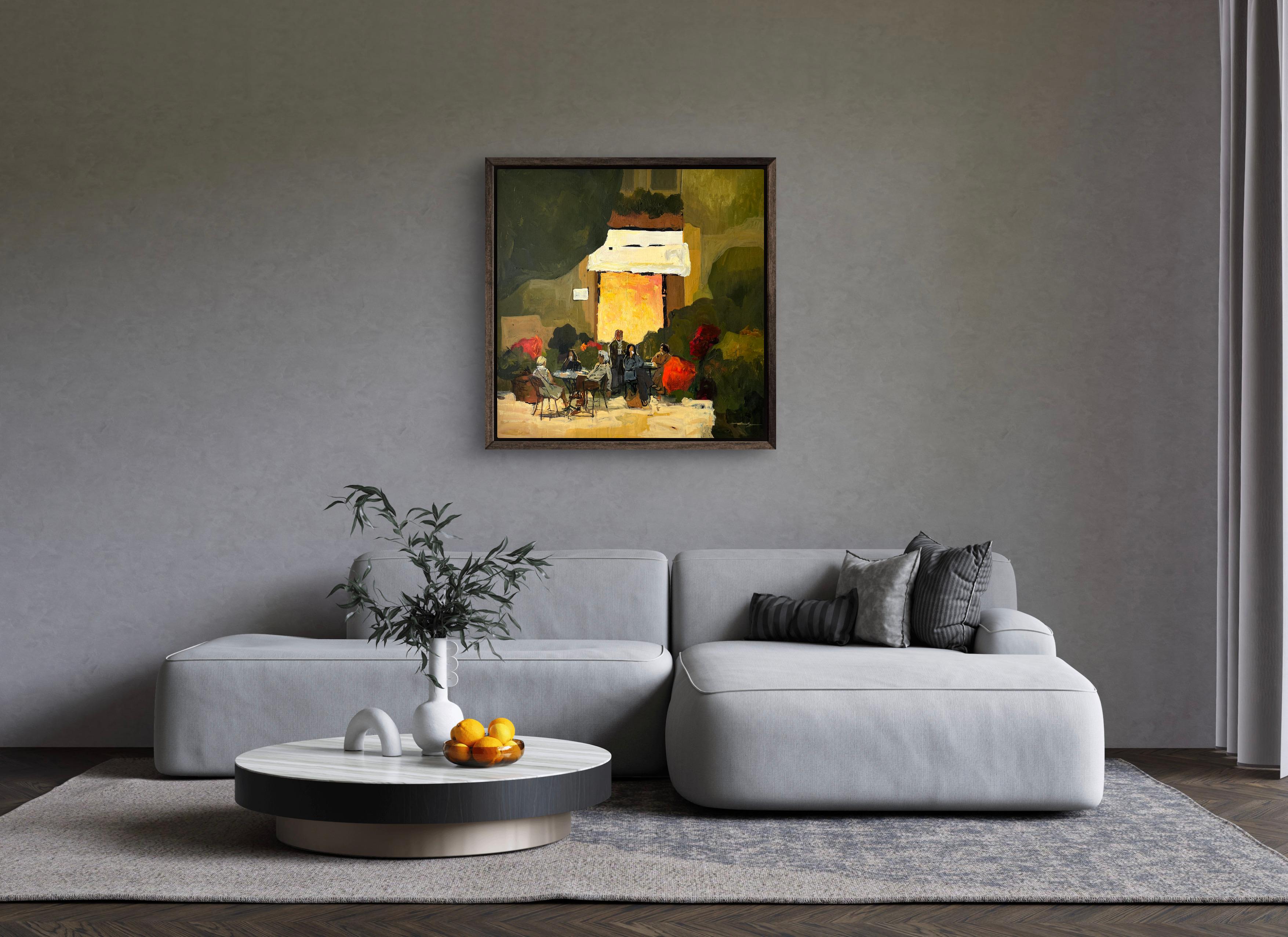 Warm Evening - Painting by Jacob Burda 