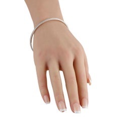 Golding Co. Bracelet en or blanc 18 carats 3,50 ct de diamants