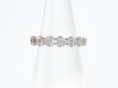 Jacob & Co 3.15CT Diamond Eternity Ring White Gold 9 Round Brilliant Diamonds