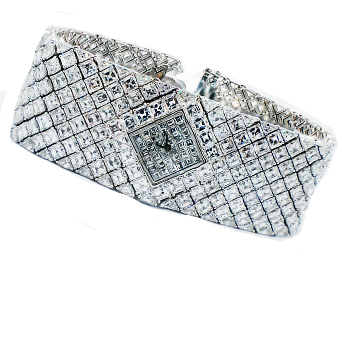 Jacob & Co Infinity Diamond Ladies Watch 50 Carat VS1 E-F Endless Bracelet 4
