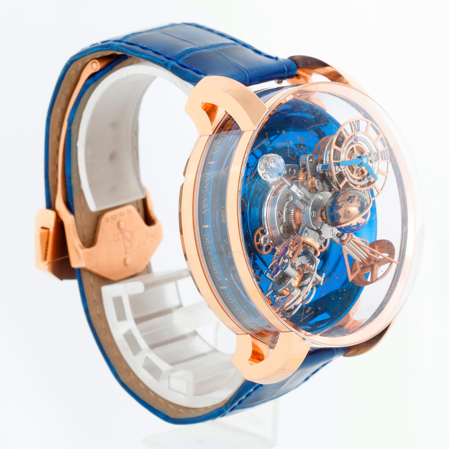 Jacob & Co. Astronomia Sky Roségold Weißer Mond Herrenuhr AT110.40.AA.WD.A II 1