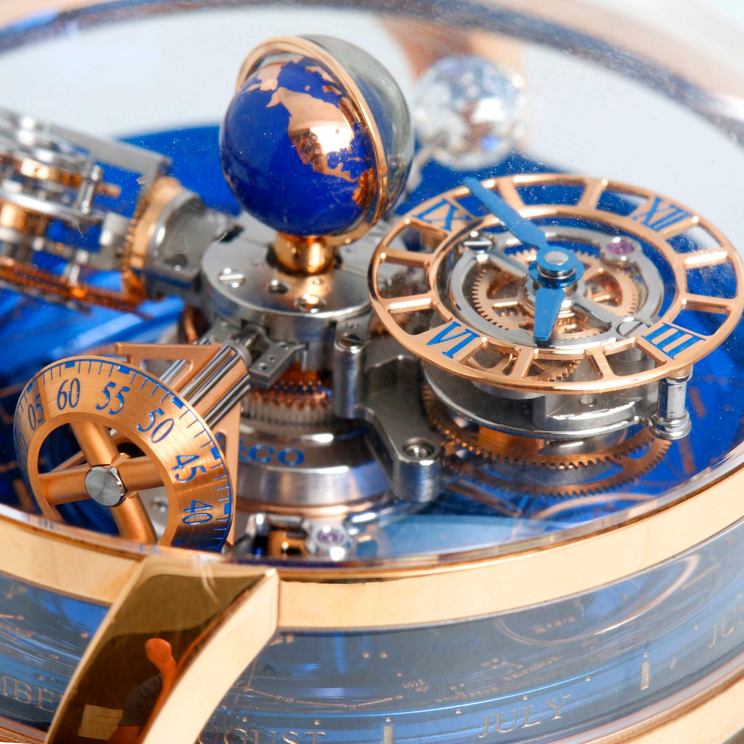 Jacob & Co. Astronomia Sky Roségold Weißer Mond Herrenuhr AT110.40.AA.WD.A II 4