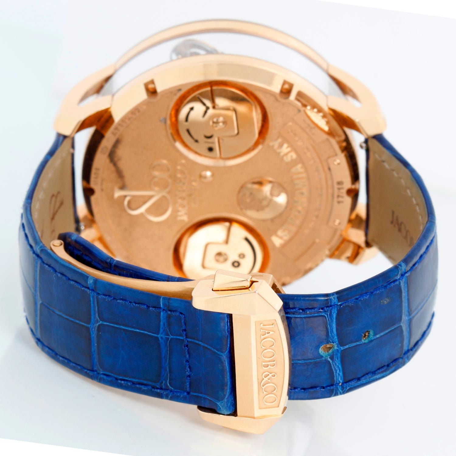 Jacob & Co. Astronomia Sky Roségold Weißer Mond Herrenuhr AT110.40.AA.WD.A II 5