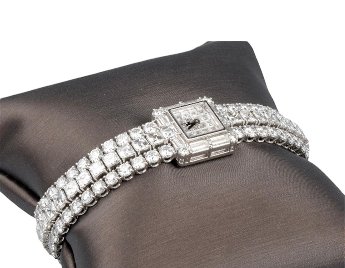 Jacob & Co Boutique Collection 18 carat white gold 23.69 carat diamonds watch 10