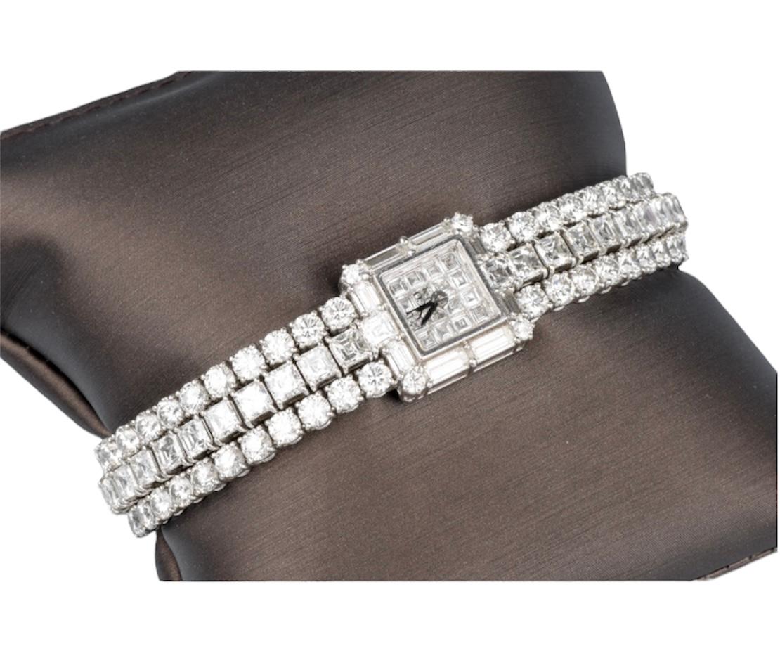 Jacob & Co Boutique Collection 18 carat white gold 23.69 carat diamonds watch 11