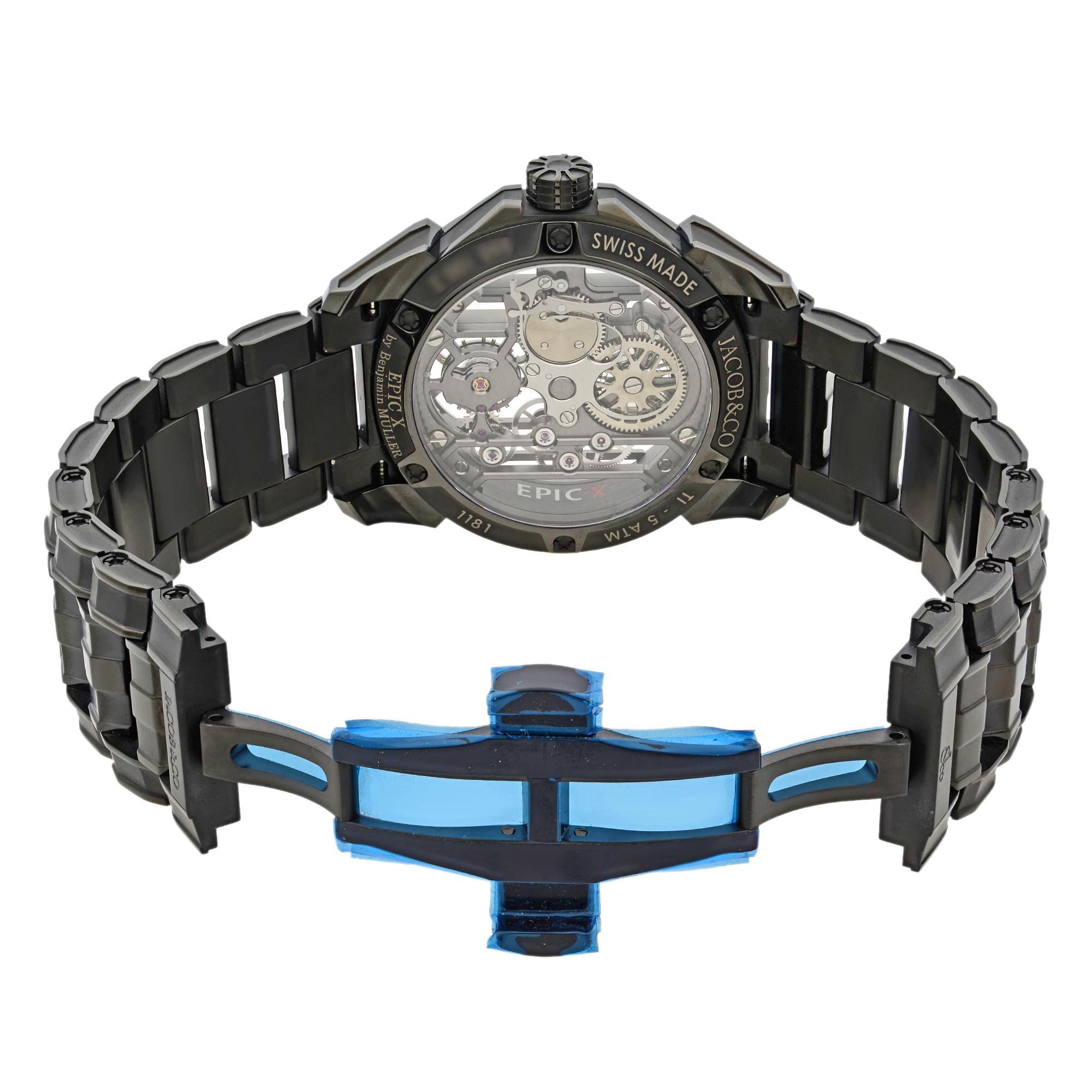 black titanium mens watch