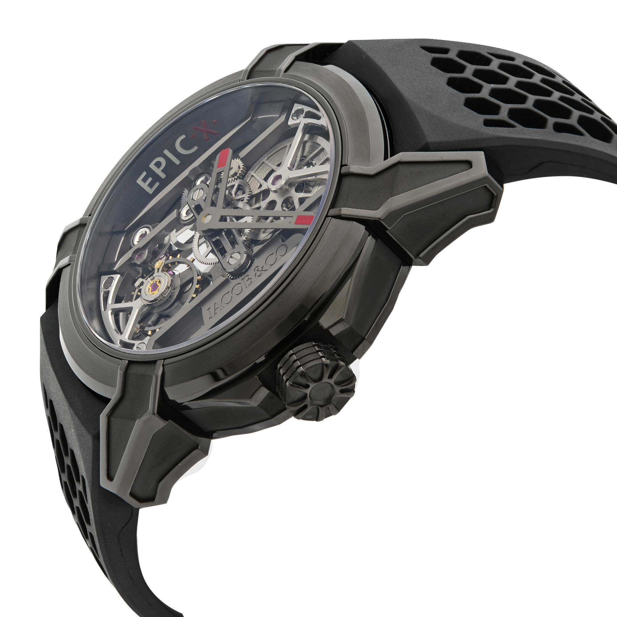 titanium skeleton watch