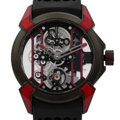 Jacob & Co. Epic X Skeleton Titanium Hand-Wind Mens Watch EX100.21.RR.PY.A