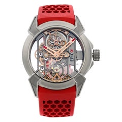 Jacob 
Co. Epic X Titanium Skeleton Hand-Wind Men
s Watch EX100.20.NS.OX.A