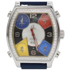 Jacob & Co. Five Time Zone 47mm Diamond Bezel – Mother of Pearl Dial Full  Set