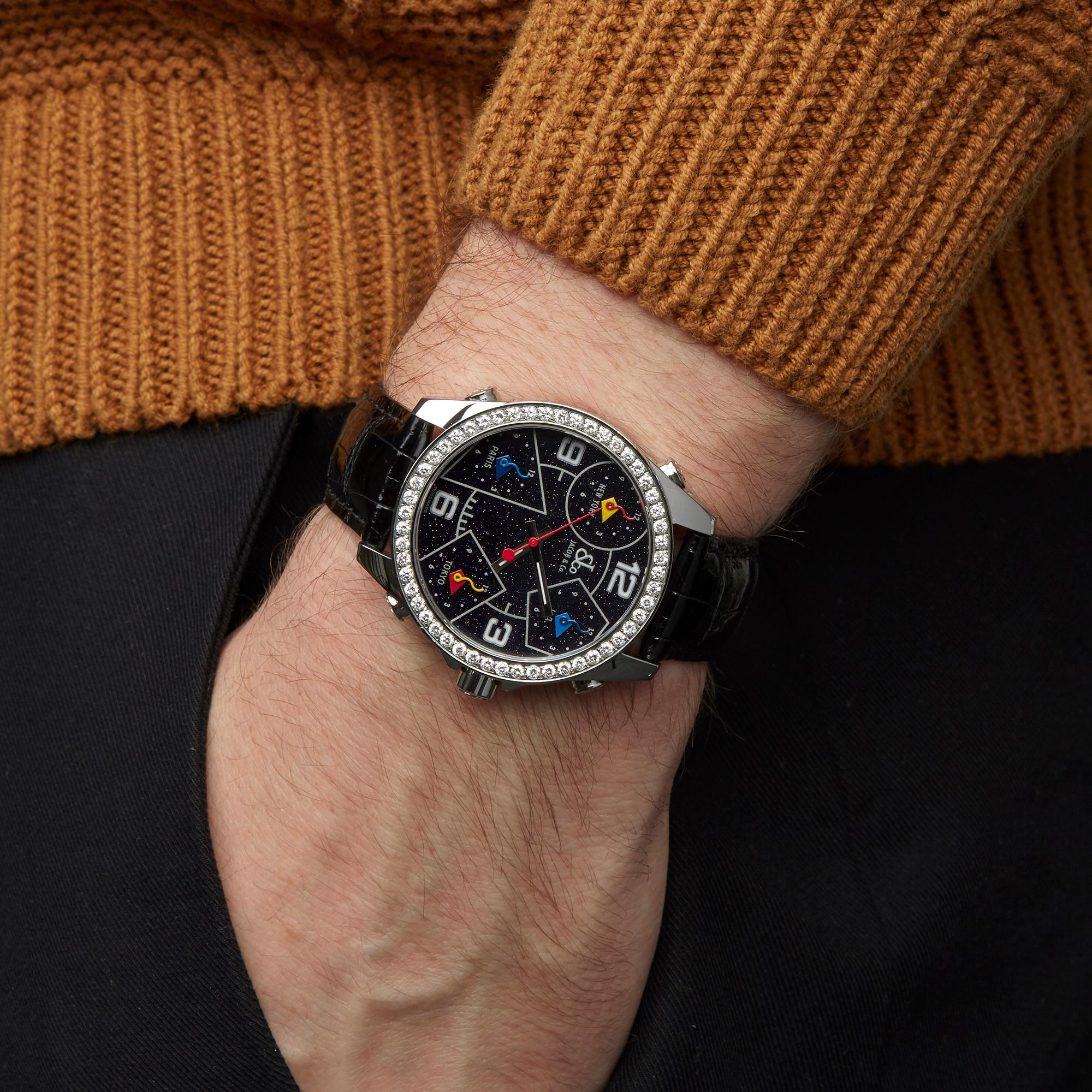 Jacob & Co. Five Time Zones Stainless Steel 3