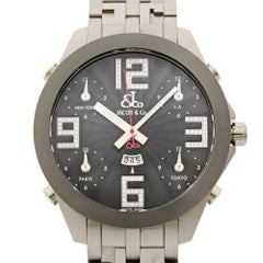 Jacob & Co. FTZ LTD Edition Titanium Black Dial Automatic Men's Watch JC-82