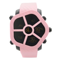Used Jacob & Co. Ghost 5 Time Zone Carbon Bezel Pink Mens Watch GH100.11.NS.MC.ANK4D