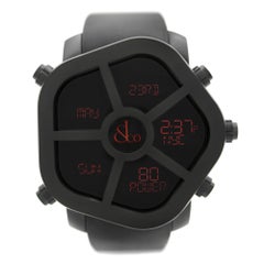 Jacob & Co. Ghost Steel Black PVD Digital Mens Watch GH100.11.NS.MB.AHA4D