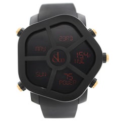 Jacob & Co. Ghost Steel Black PVD Quartz Mens Watch GH100.14.NS.MR.AHA4D