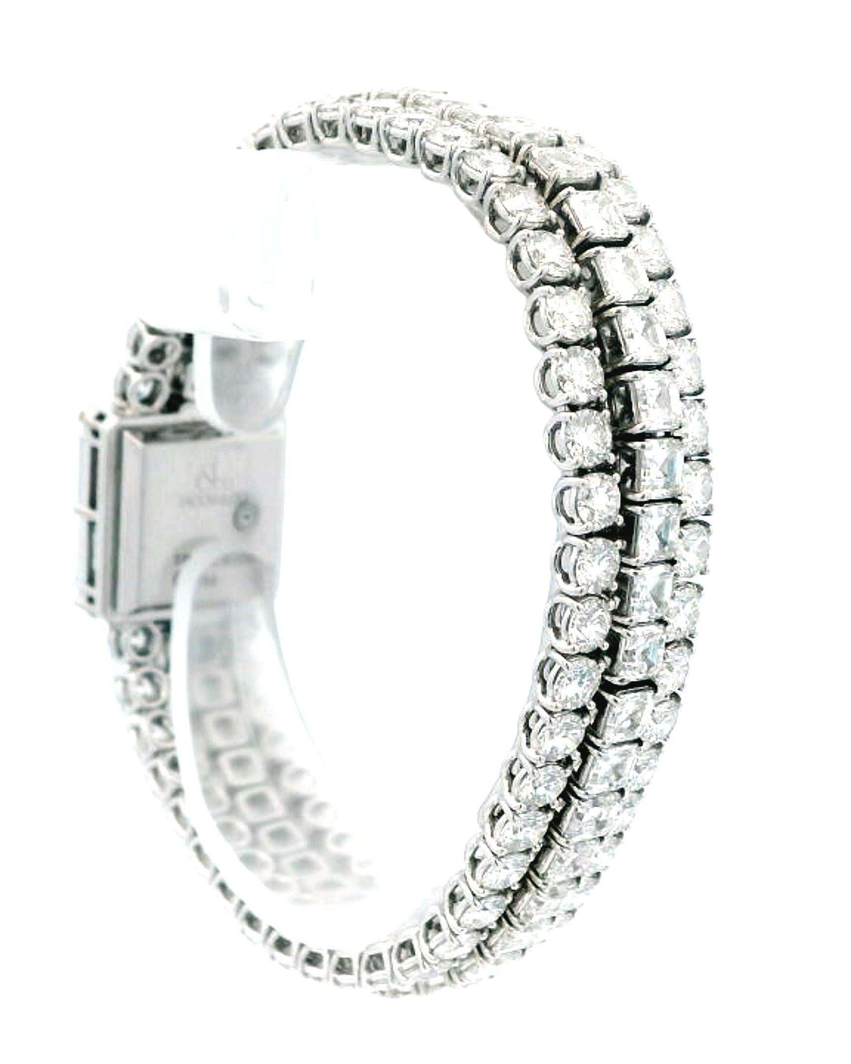 Women's Jacob & Co. Ladies Triple Diamond Pave Dial Ladies Watch For Sale