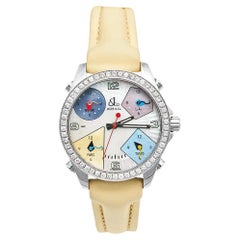 Jacob & Co. Multi-Color Mother of Pearl Diamond Five Women's Wristwatch 40 mm