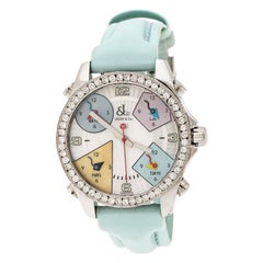 Jacob & Co. Multicolor Mother of Pearl  Five Time Zones Women's Wristwatch 40 mm