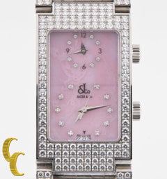 Jacob & Co. Stainless Steel and Diamond Angel Quartz Watch with Box and Papers