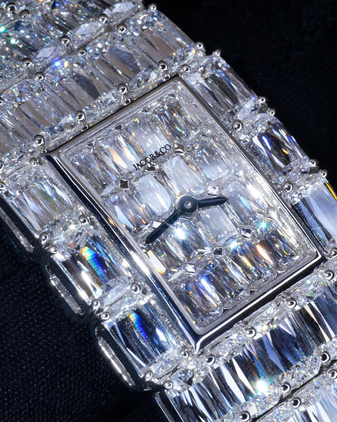 Jacob & Co White Gold Diamond Boutique Edition Wristwatch In New Condition For Sale In MELBOURNE, AU