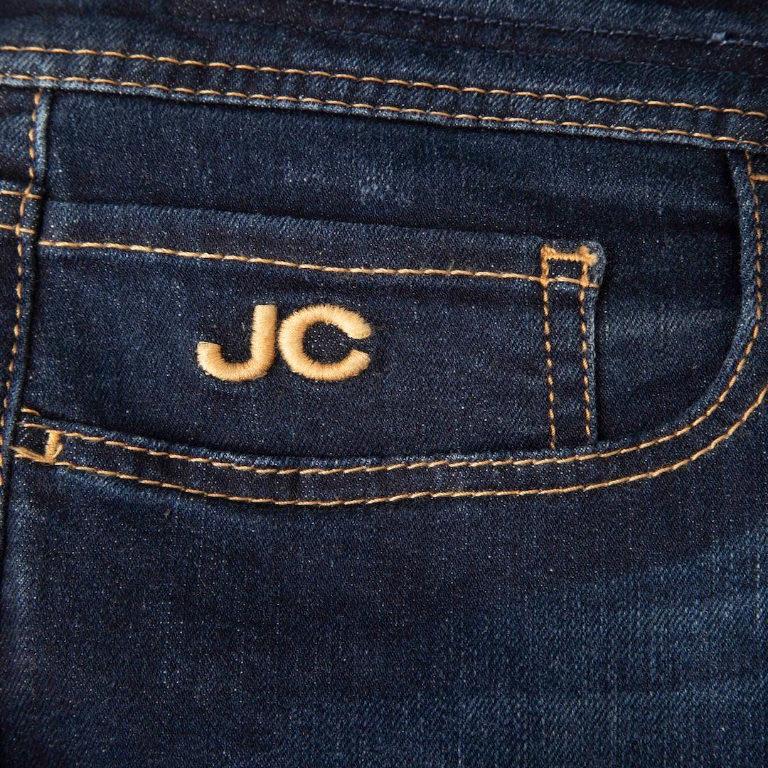 Black Jacob Cohen Blue Denim Victoria Bootcut Jeans Size S