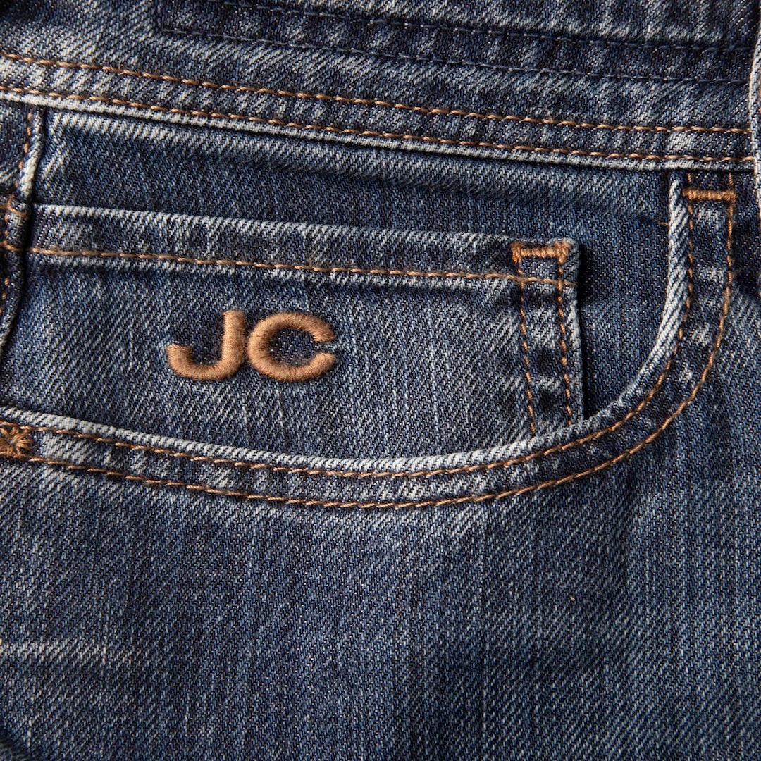 Jacob Cohen Vaqueros azules Victoria de tiro alto Talla M Negro en venta