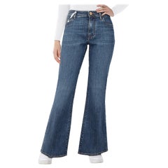 Jacob Cohen Blue High Rise Bootcut Victoria Jeans Size L