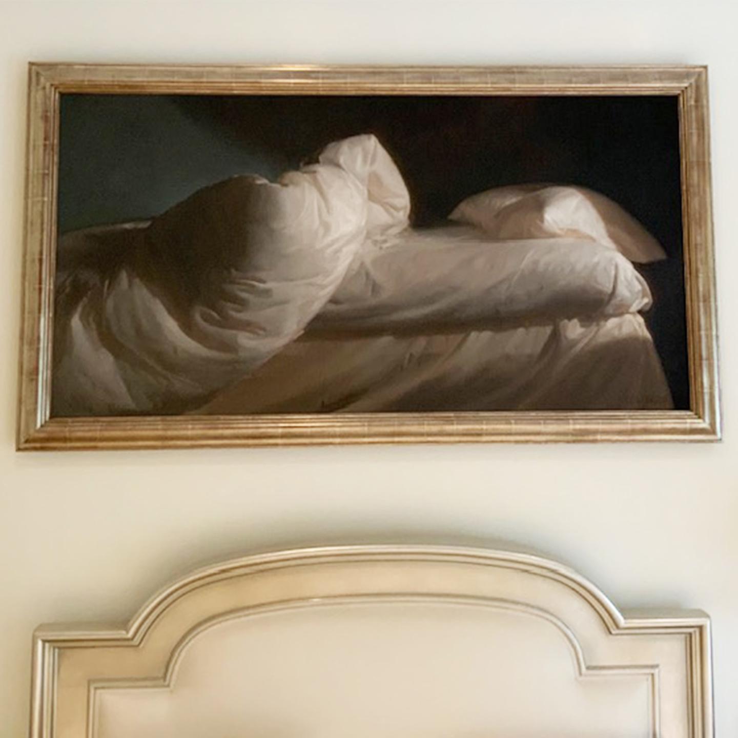 Bed - Painting by Jacob Collins