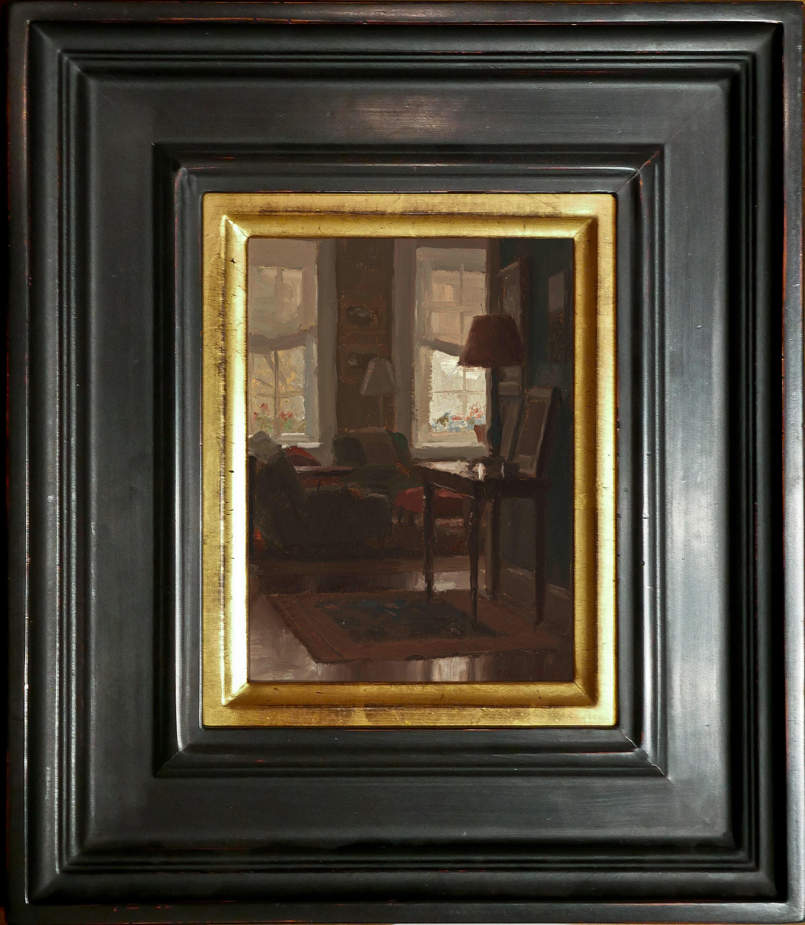 Après-midi à la bibliothèque - Painting de Jacob Collins