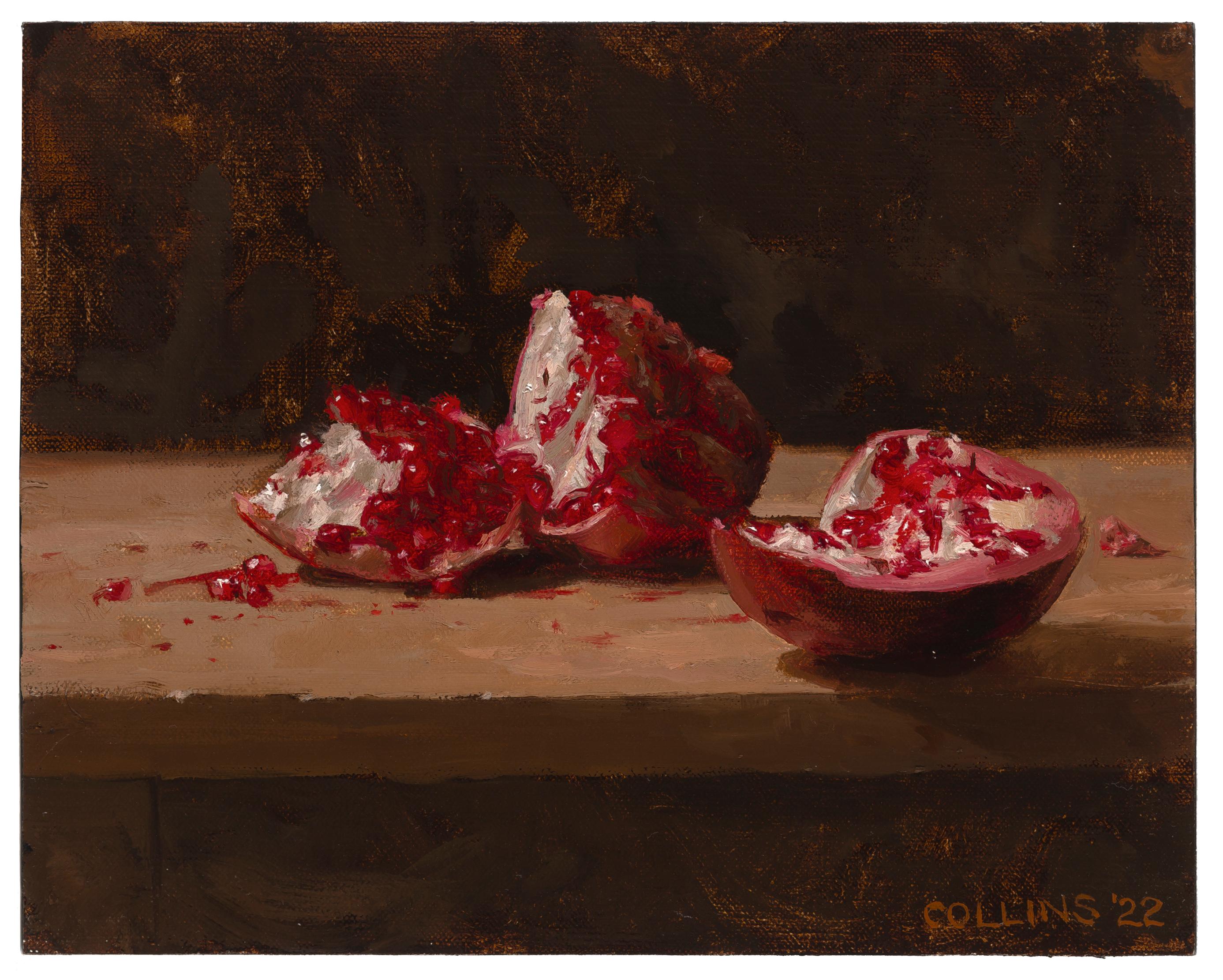 Jacob Collins Still-Life Painting - Pomegranate I