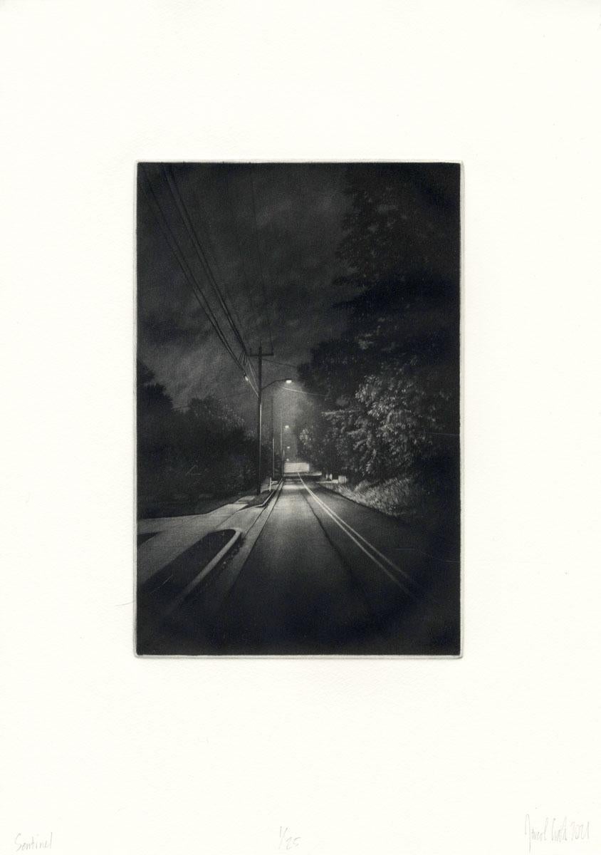 Sentinel (Lafayette St in Starksville, Mississippi) - Print by Jacob Crook