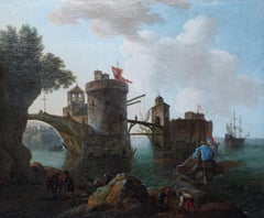 Dutch Marine Shipping Seascape - Golden Age art Old Master oil painting boats