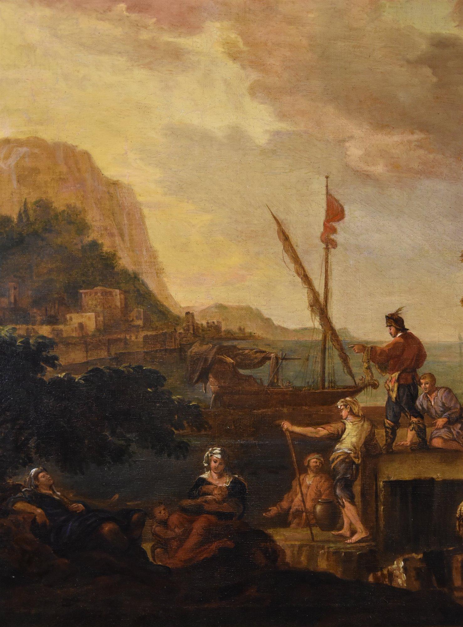 Jacob de Heush (Utrecht 1657 - Amsterdam 1701)

Küstenlandschaft mit architektonischen Ruinen  

Öl auf Leinwand (80 x 102 cm - Im Rahmen 100 x 119 cm) 

Provenienz: Hampel München, 22.09.2016 Los 969 (Link) 

Gutachten von Prof. Ferdinando Arisi 