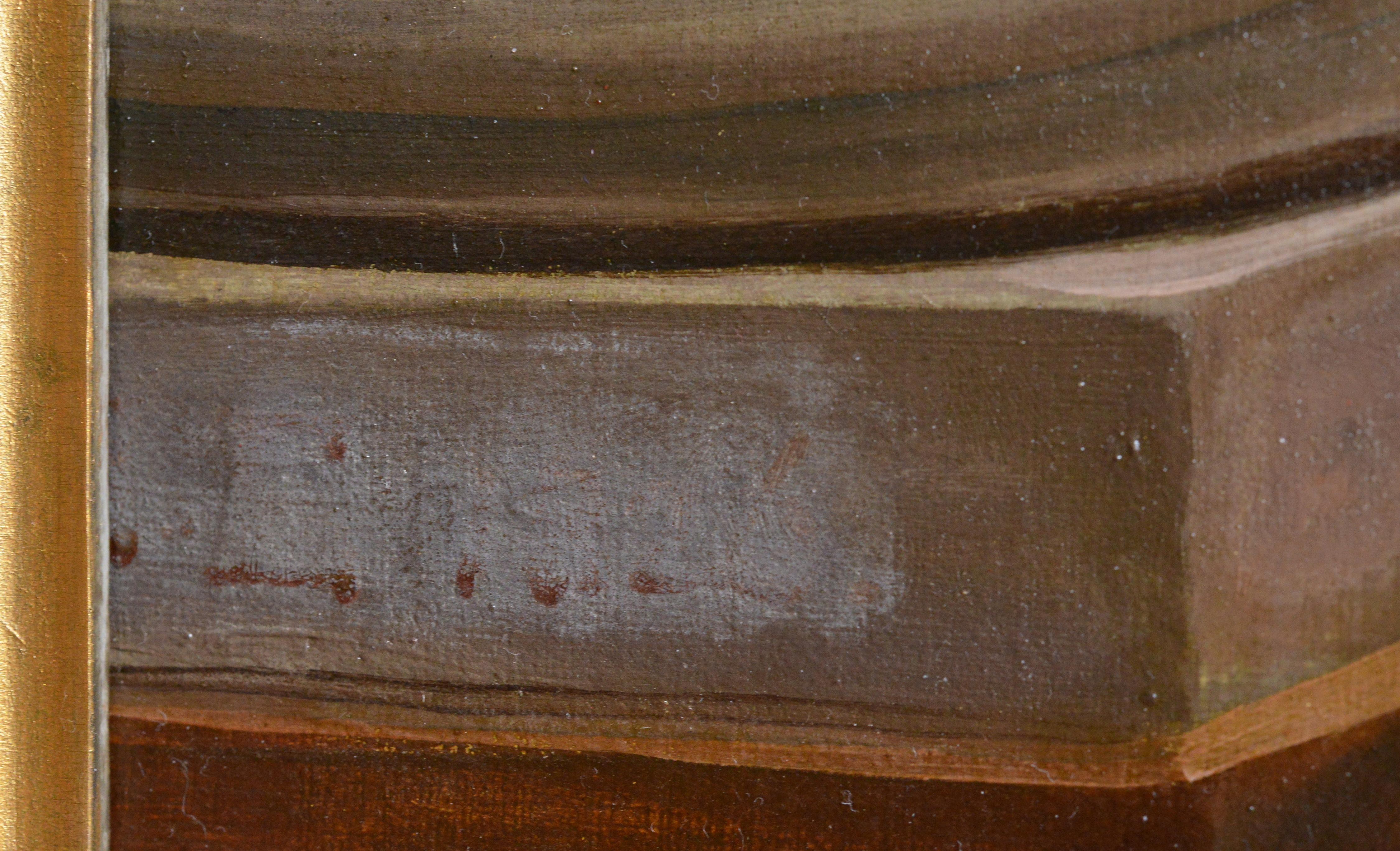 American artist Portrait deutsche Dame 19. Jahrhundert Ölgemälde von J. Eichholtz im Angebot 3