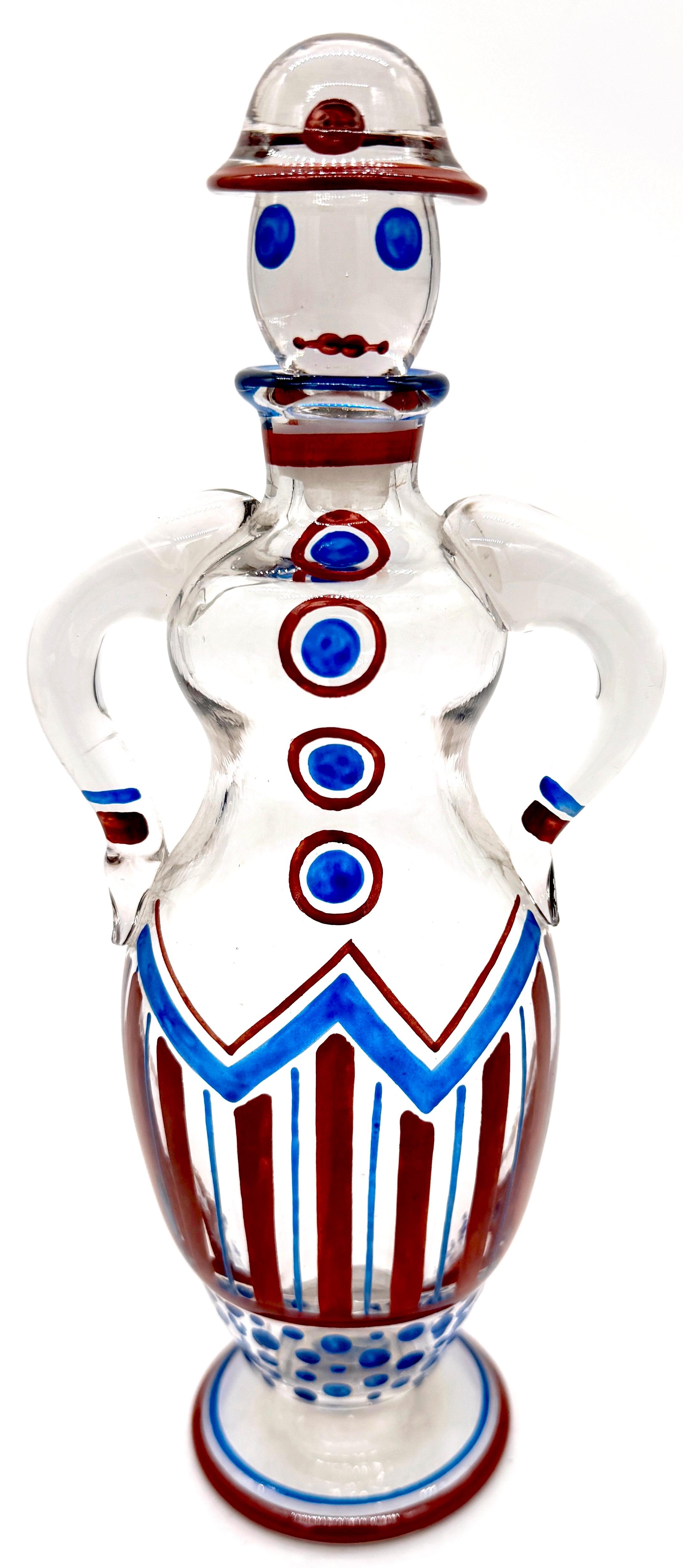 Jacob Eiler Bang para Holmegaard, Karaffel, Snapsekone, Decantador femenino Art Decó en venta