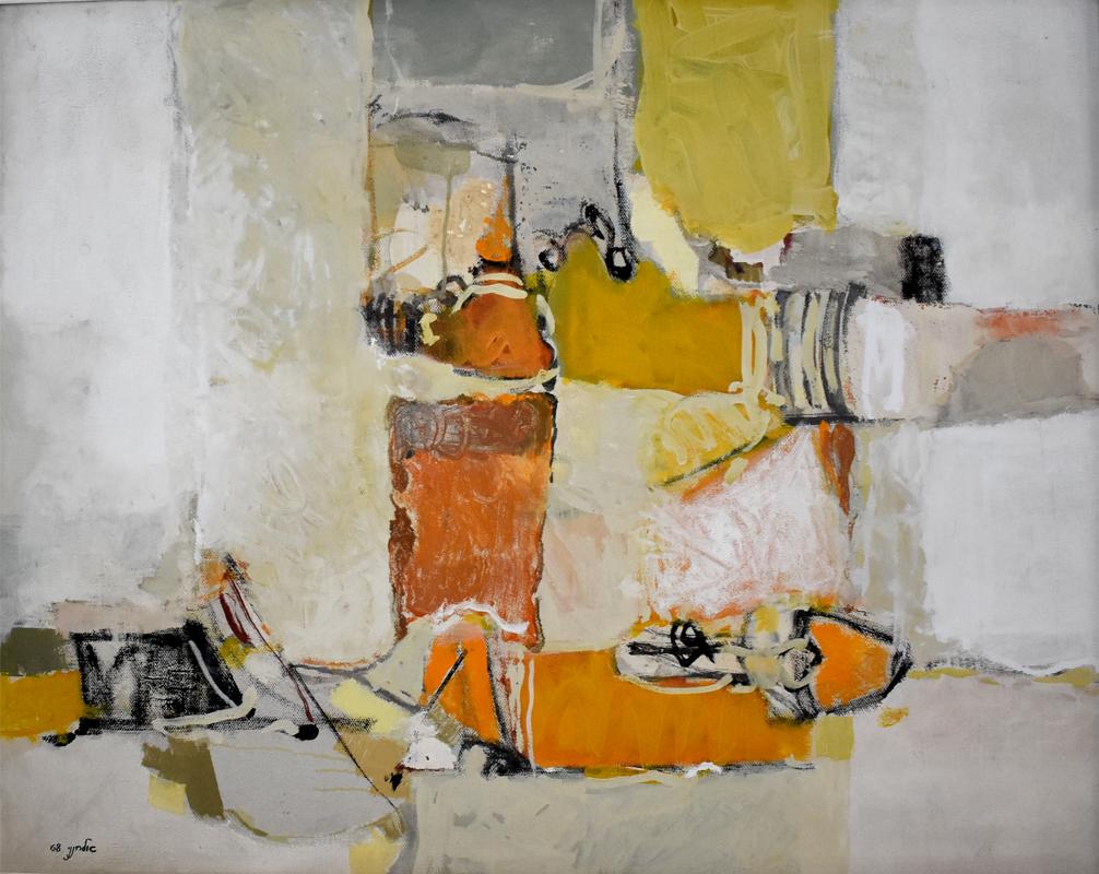 Jacob El Hanani Abstract Painting - Untitled