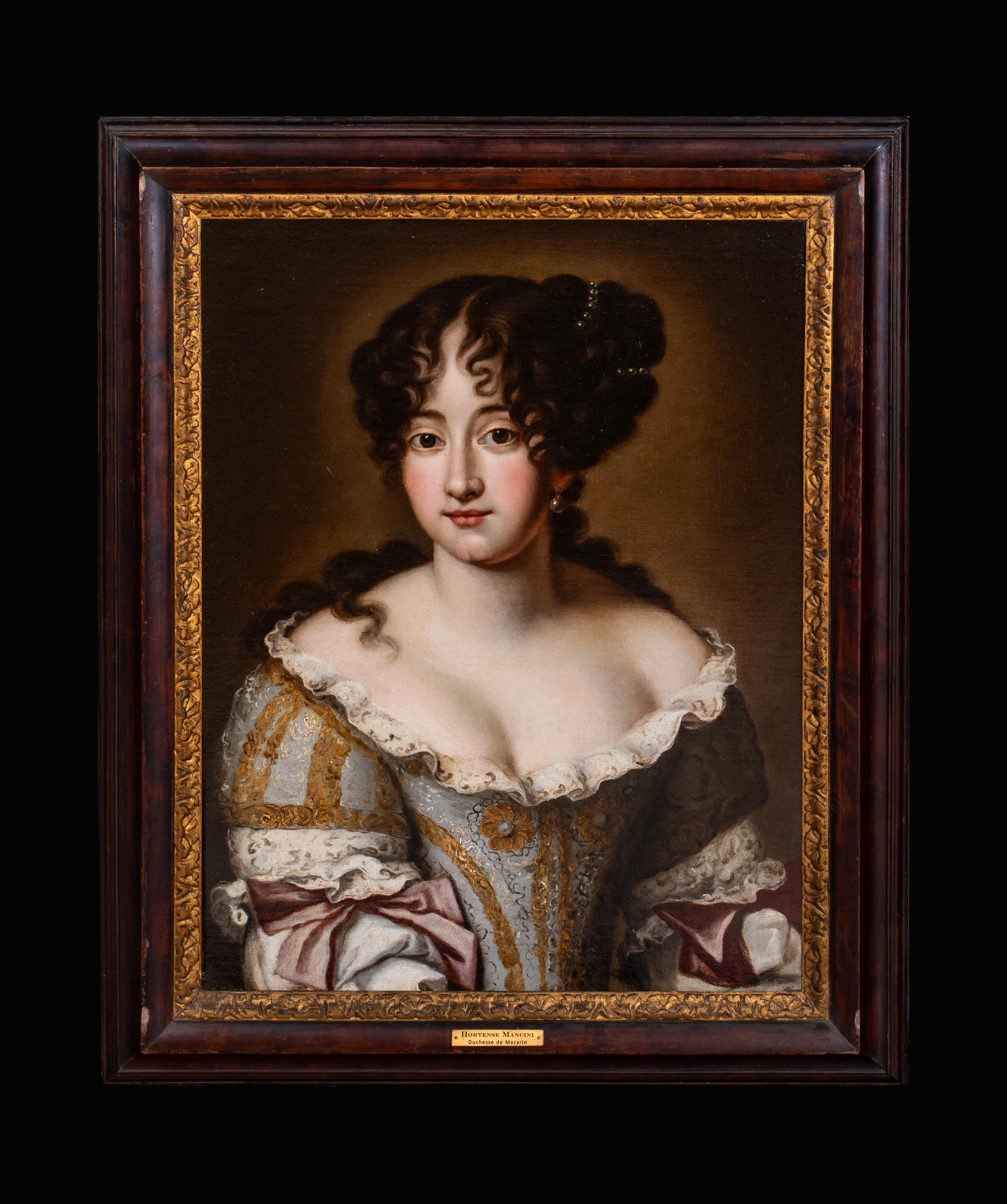 Portrait of Hortense Mancini, Duchess of Mazarin (1746-1699), 17th Century - Painting by Jacob Ferdinand Voet