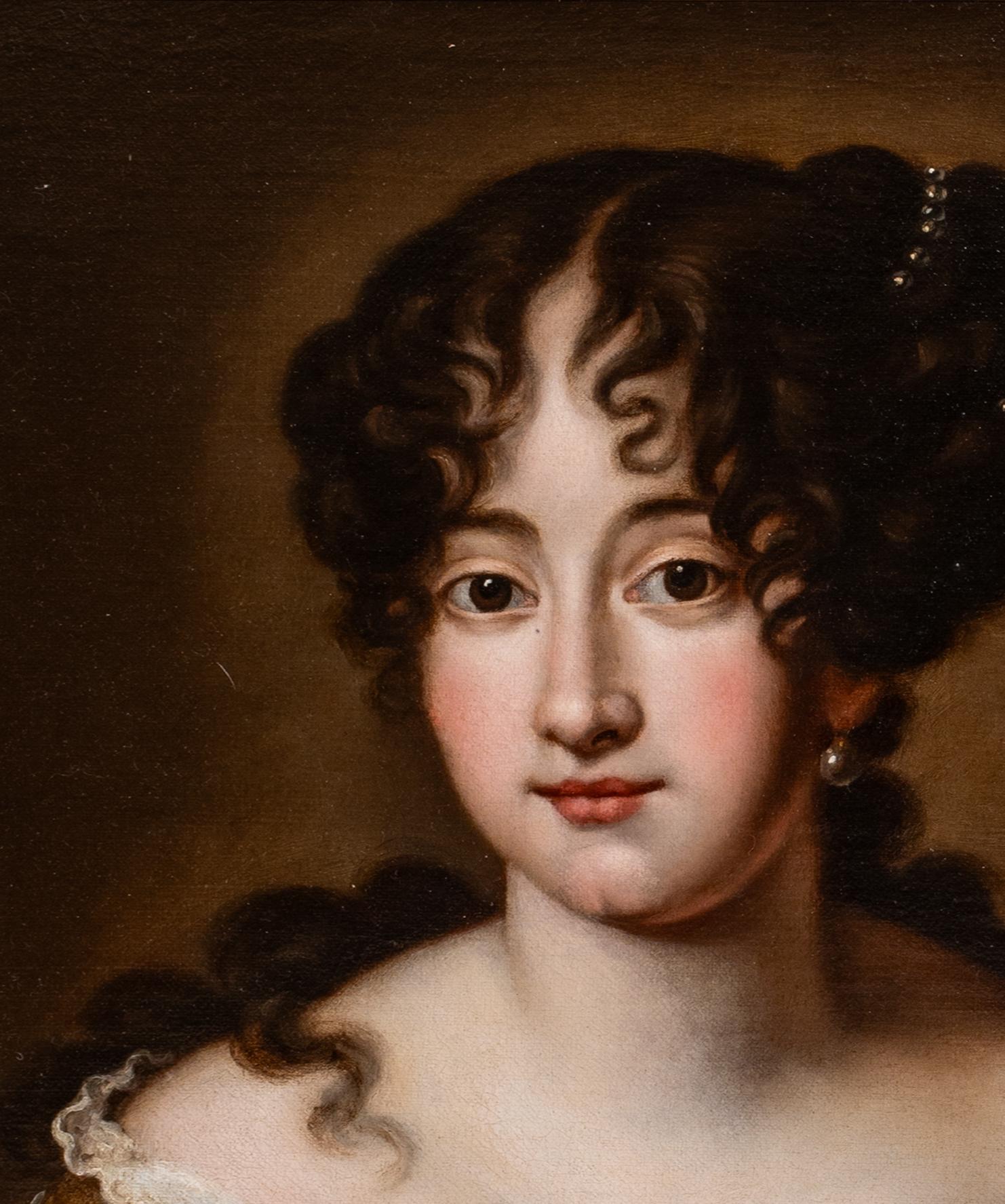 Portrait of Hortense Mancini, Duchess of Mazarin (1746-1699), 17th Century For Sale 2