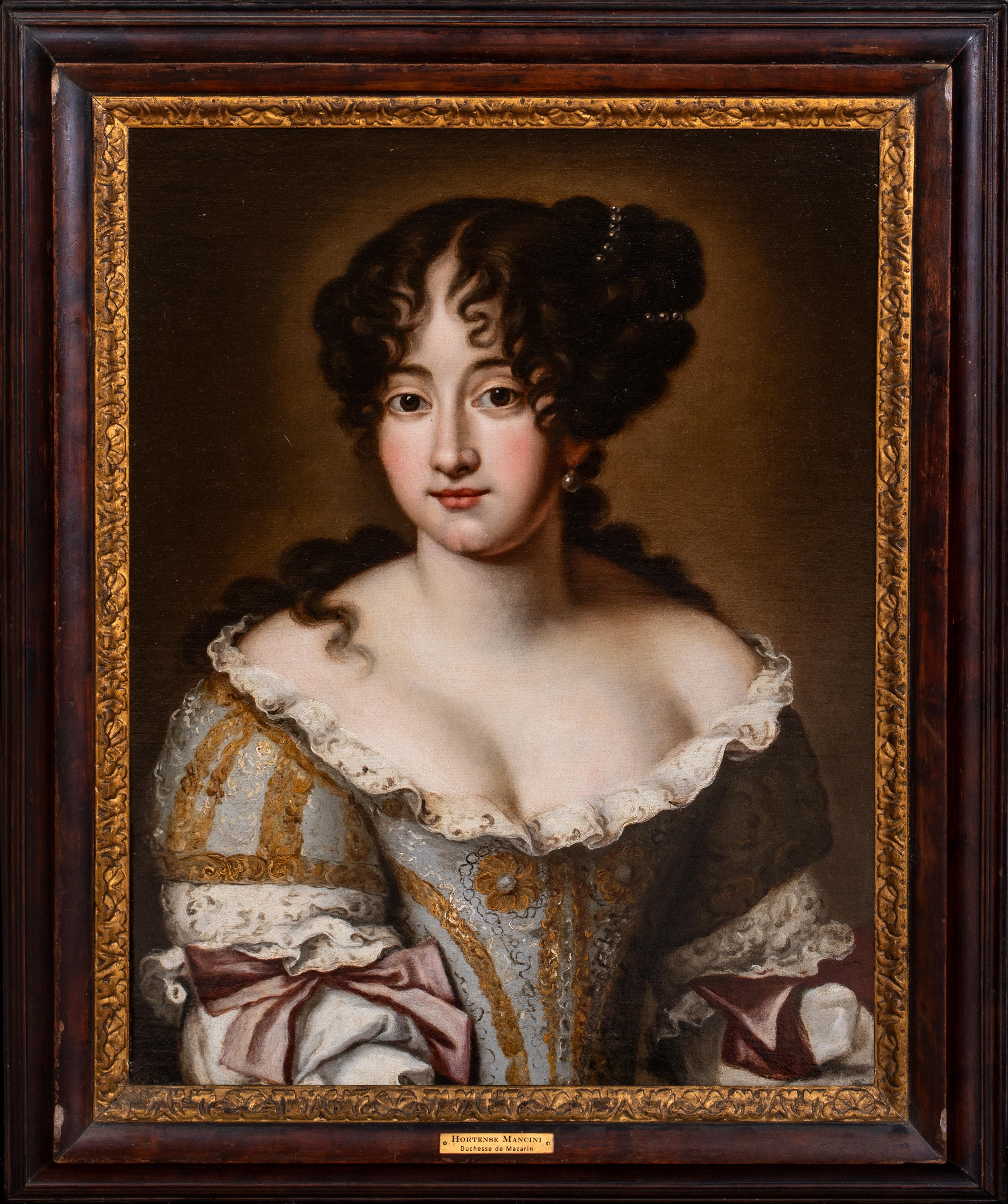 Jacob Ferdinand Voet Portrait Painting - Portrait of Hortense Mancini, Duchess of Mazarin (1746-1699), 17th Century