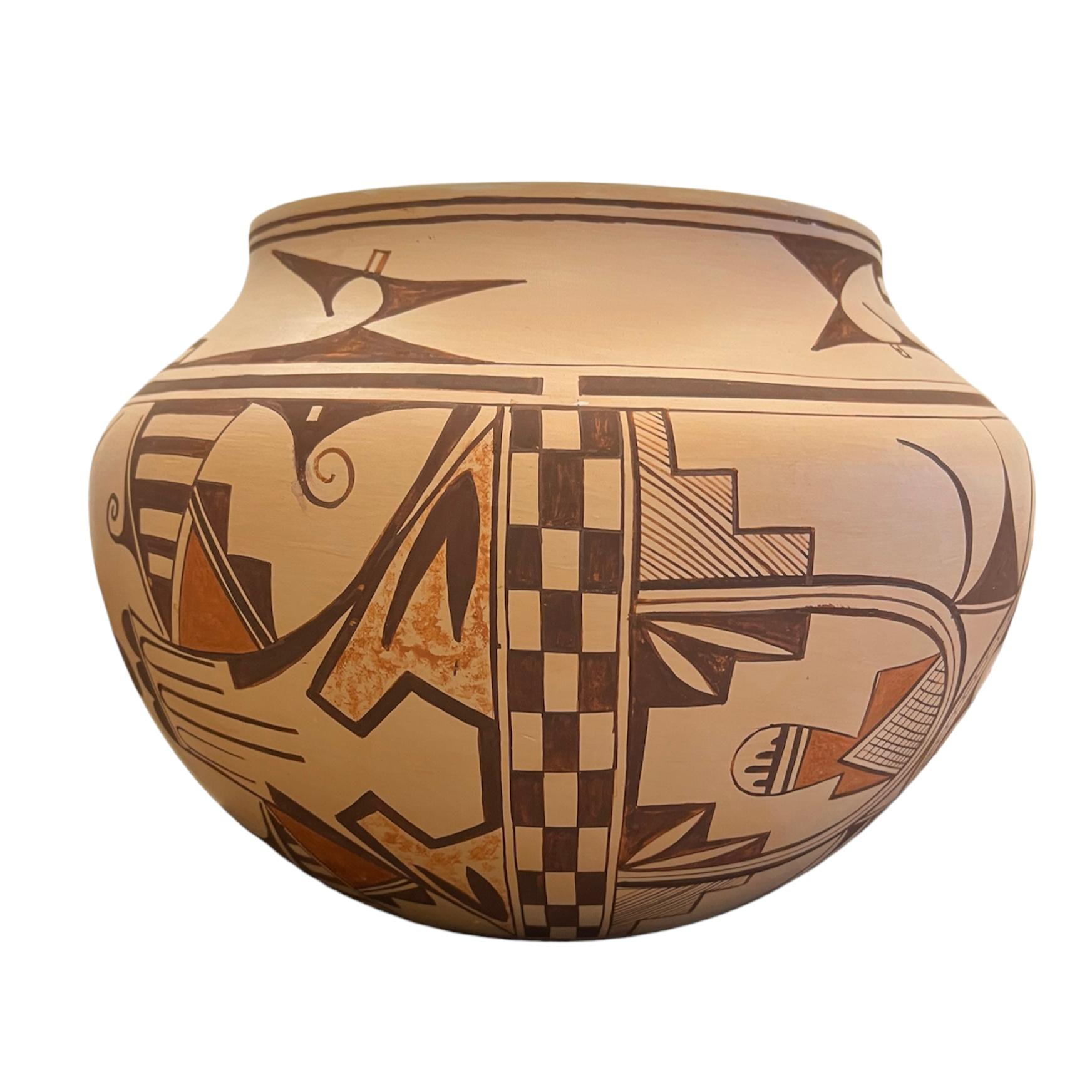 Tesuque Storage Jar  - Brown Abstract Sculpture by Jacob Frye 