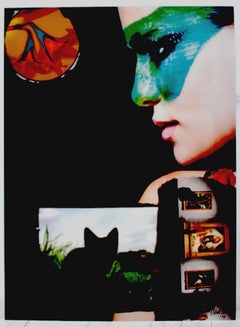 Loup au clair de lune