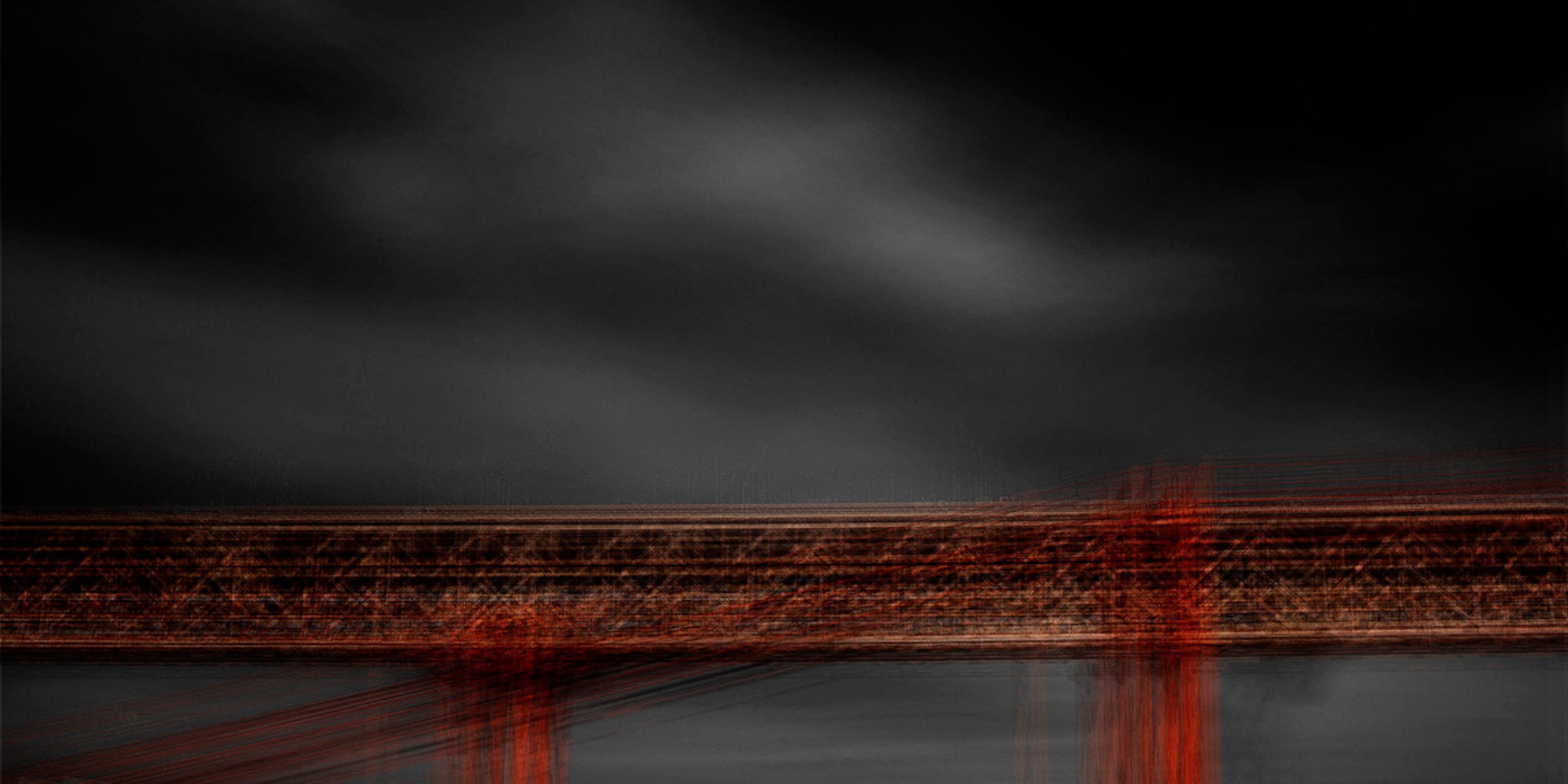 Lisbon #5 by Jacob Gils - Contemporary Cityscape Photography - Bridge