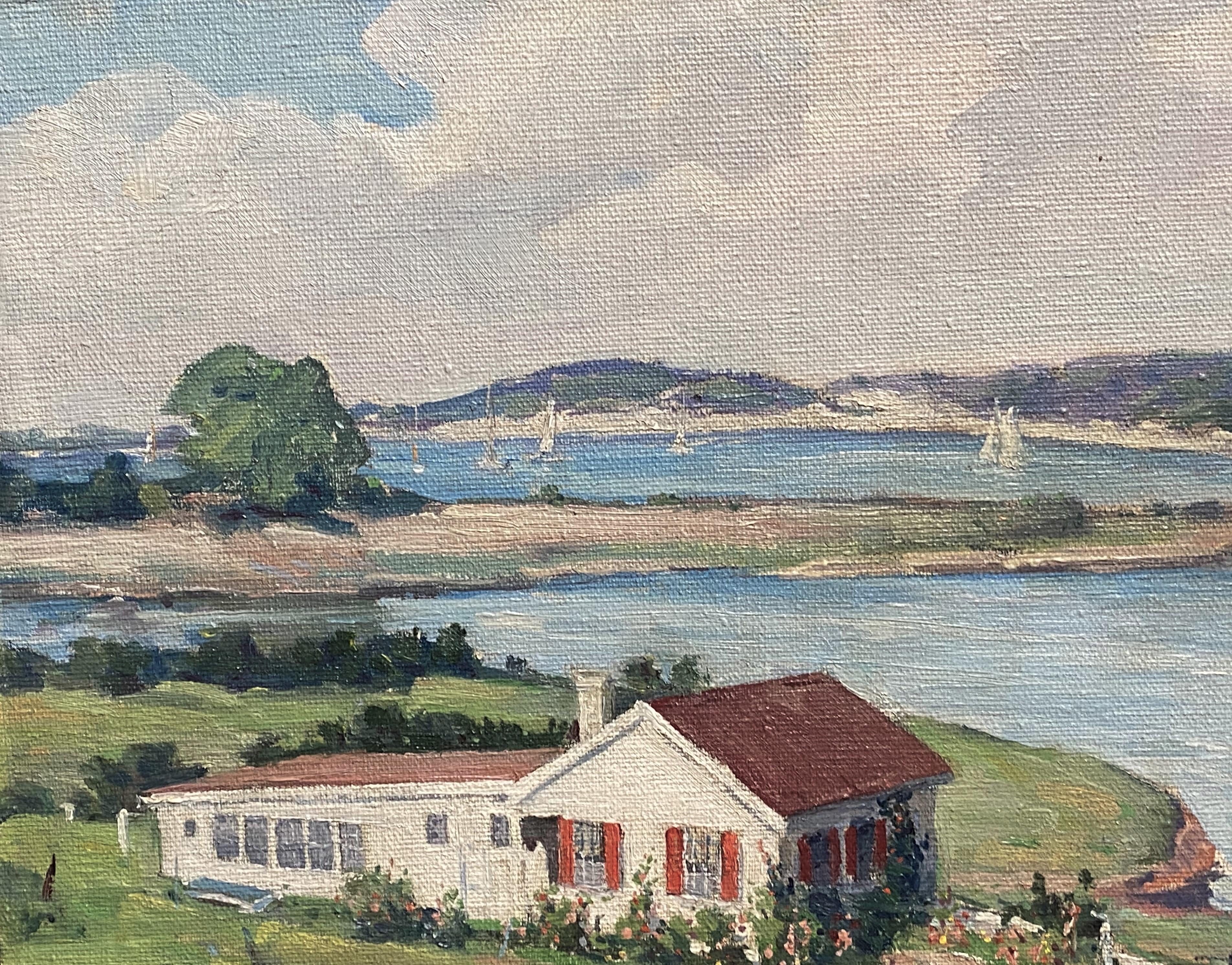 Jacob Greenleaf , 1887-1968i vue près de Rockport, MA, vers 1940. 1