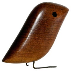 Jacob Hermann, sculpture d'oiseaux en bois et laiton, Danemark, années 1950