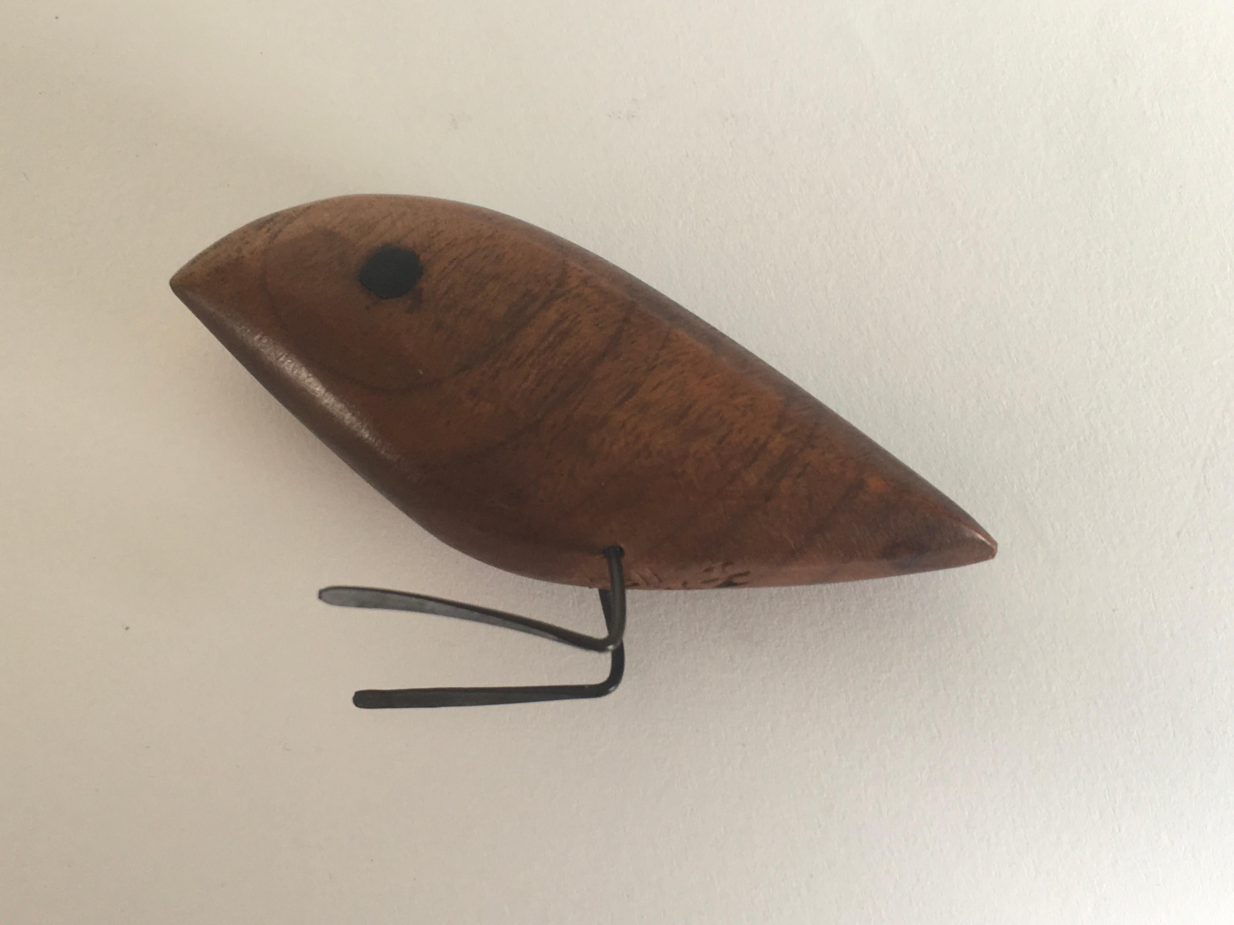 Jacob Hermann Sculpture danoise d'animaux en bois et métal du milieu du siècle:: 1950 Excellent état à Milan, Italy