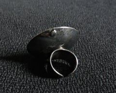 Jacob Hull Large Brutalist Modernist Ring, Denmark, Statement Piece