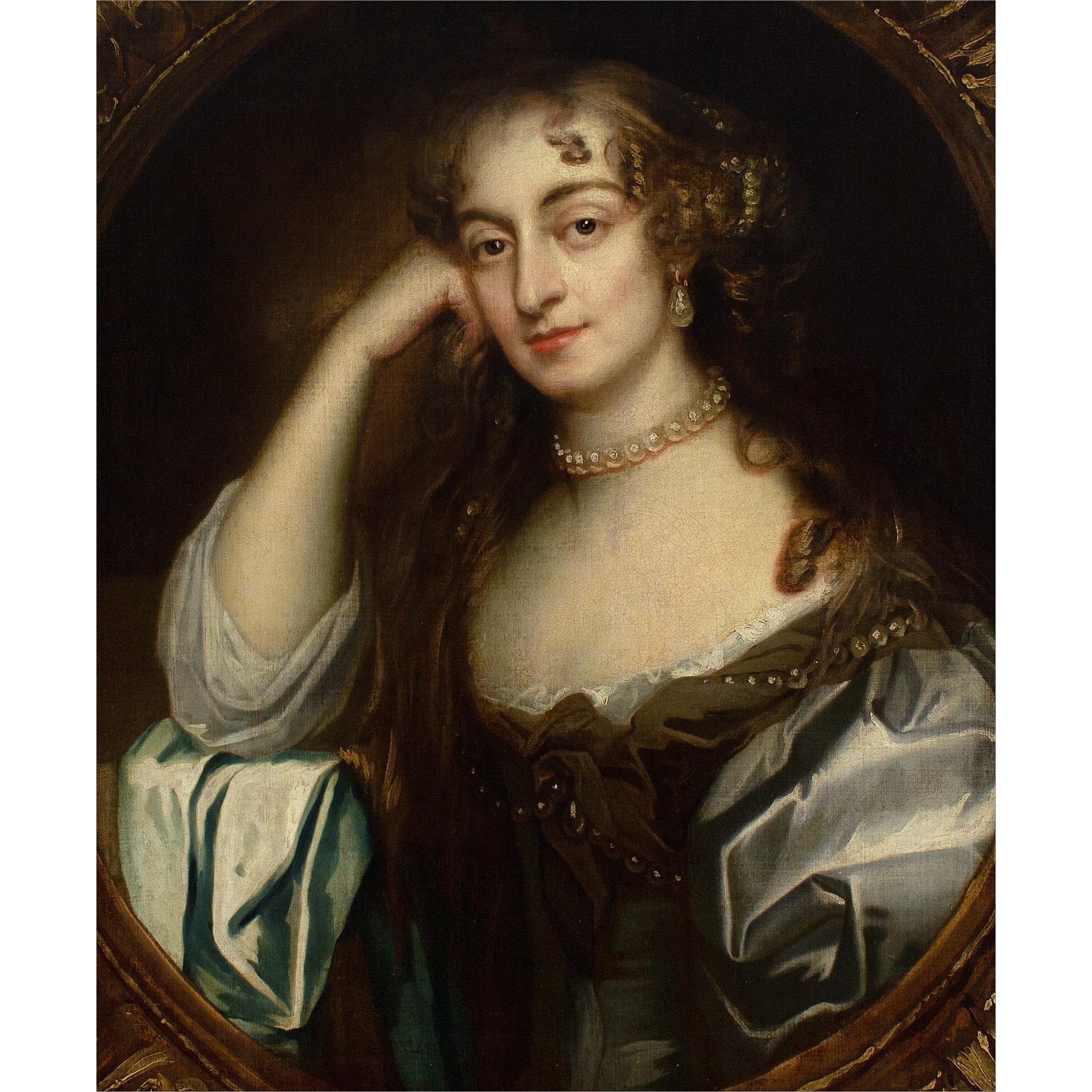 Jacob Huysmans (Attribuito), Ritratto di donna con perle in vendita 1