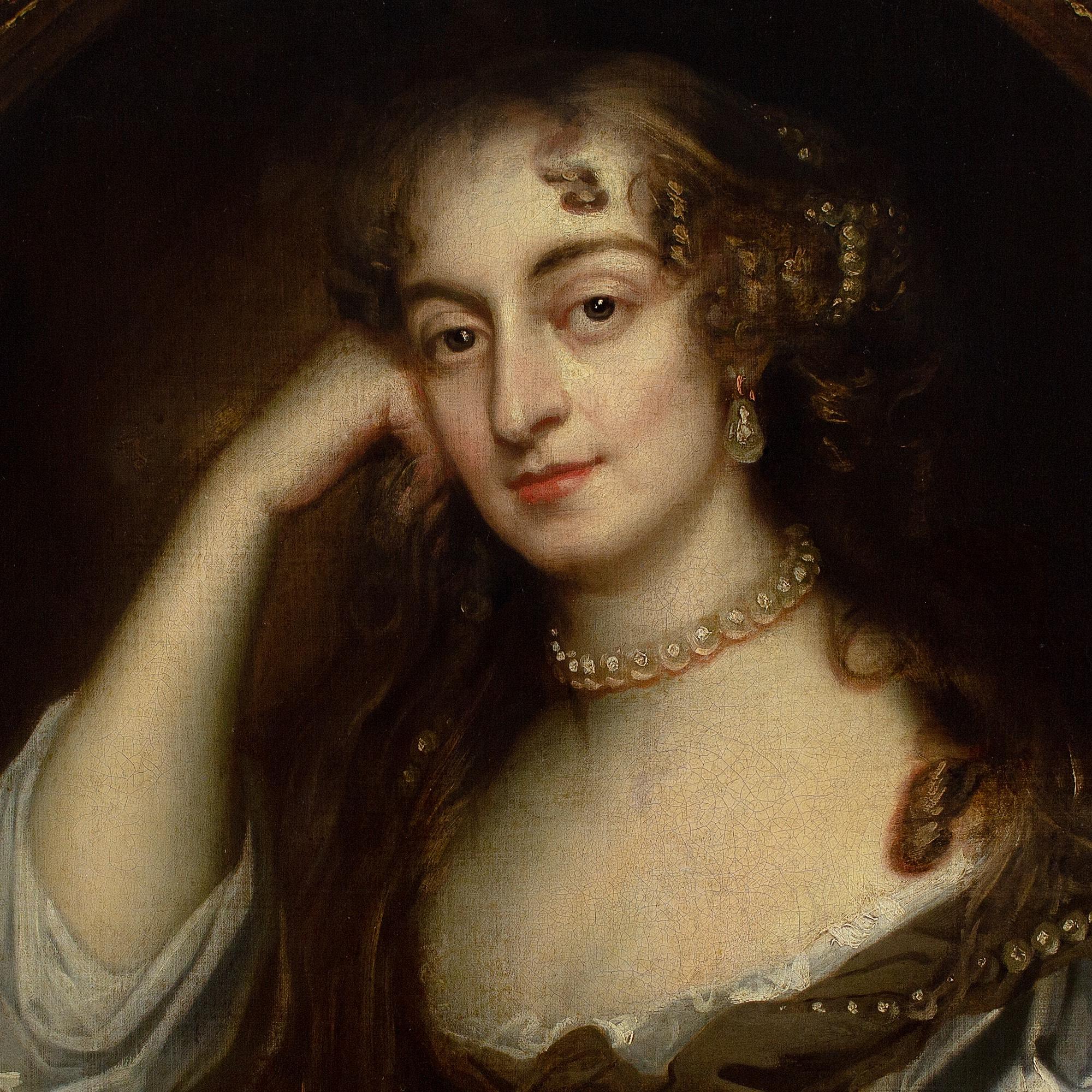 Jacob Huysmans (Attribuito), Ritratto di donna con perle in vendita 6